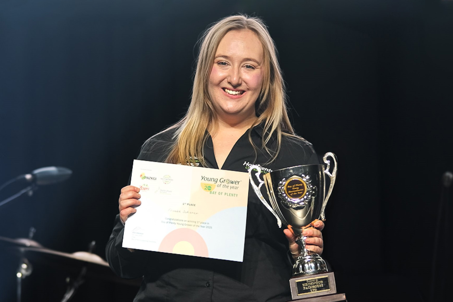 Phoebe-Scherer-BOP-Young-Grower-winner BOP Young Grower winner Phoebe Scherer. Photo / Supplied